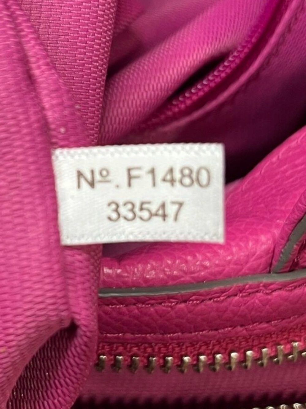 Coach 33547 Edie Leather Turn
Lock Hot Pink Leather Shoulder Bag - Picture 9 of 9